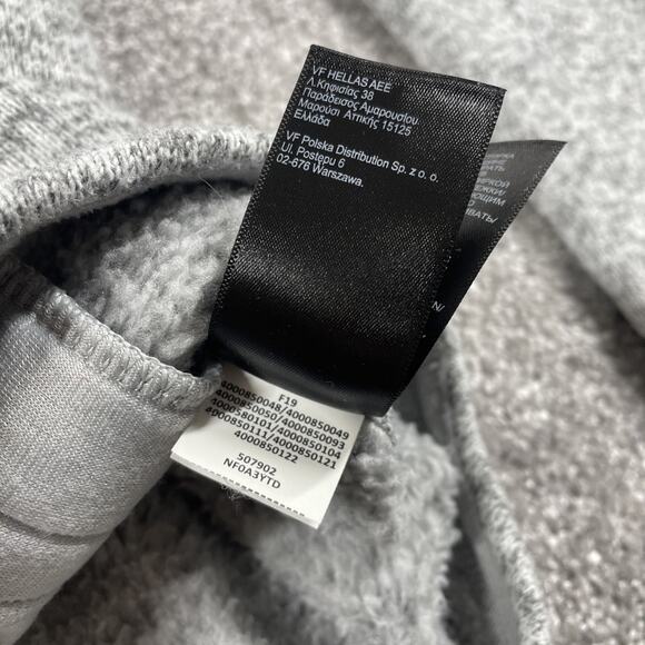 North Face Hoodie Womens Medium Fleece 1/2 Zip Pullover Heather Gray Outdoors - Picture 10 of 16